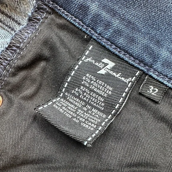 7 For All Mankind Men’s W32 Dark Blue Straight Jeans NWOT